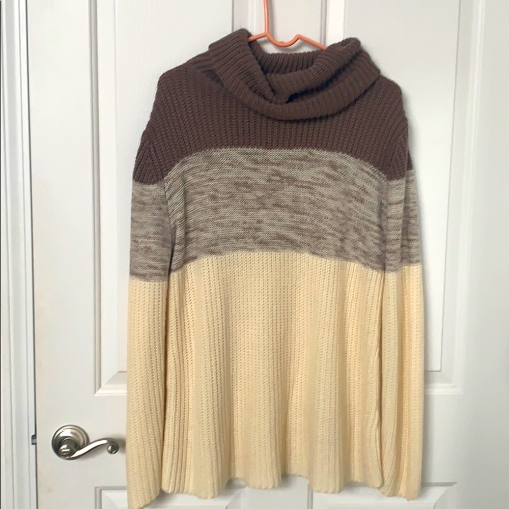 Cowl neck sweater
